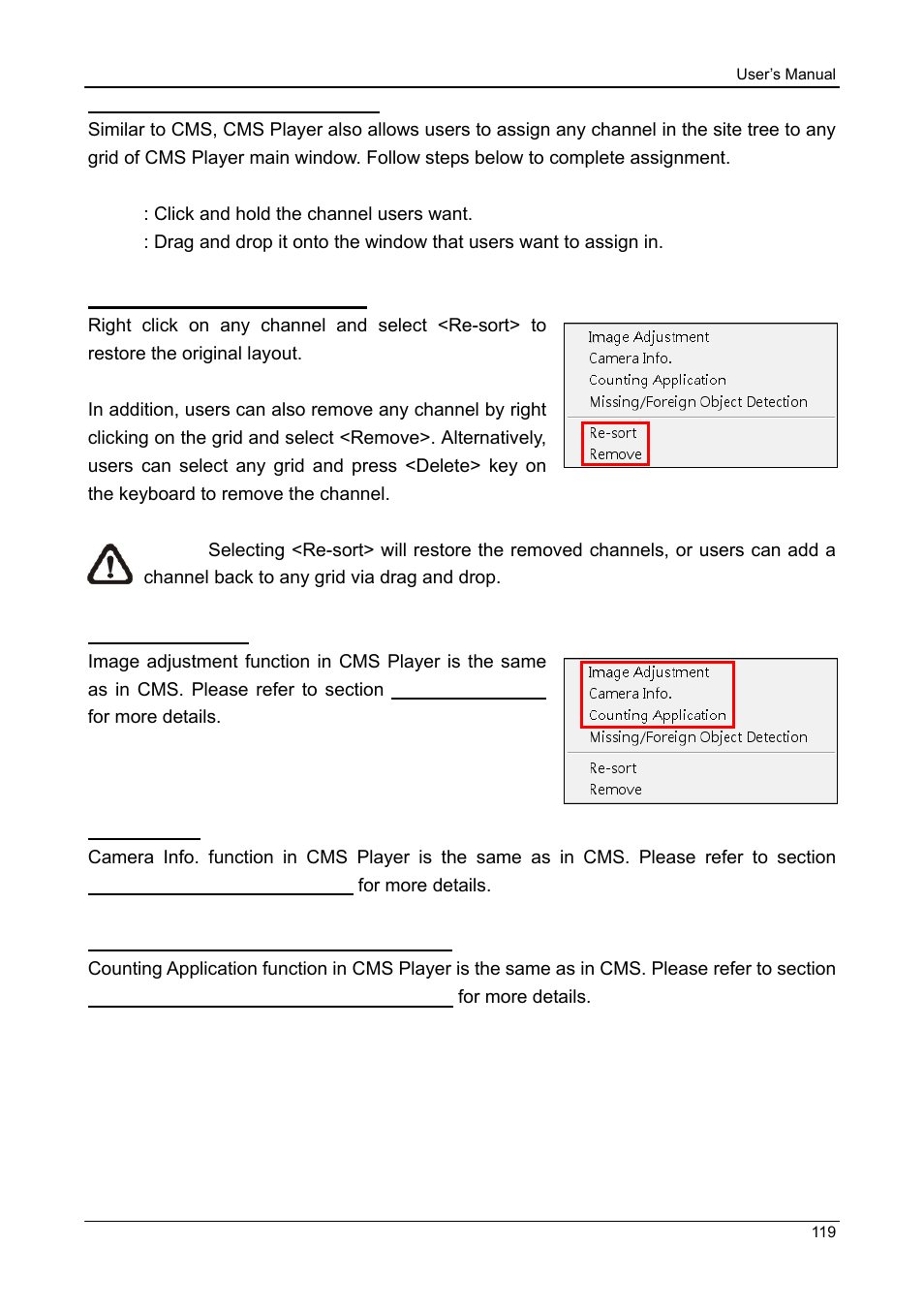 ARM Electronics CMS User Manual | Page 120 / 122