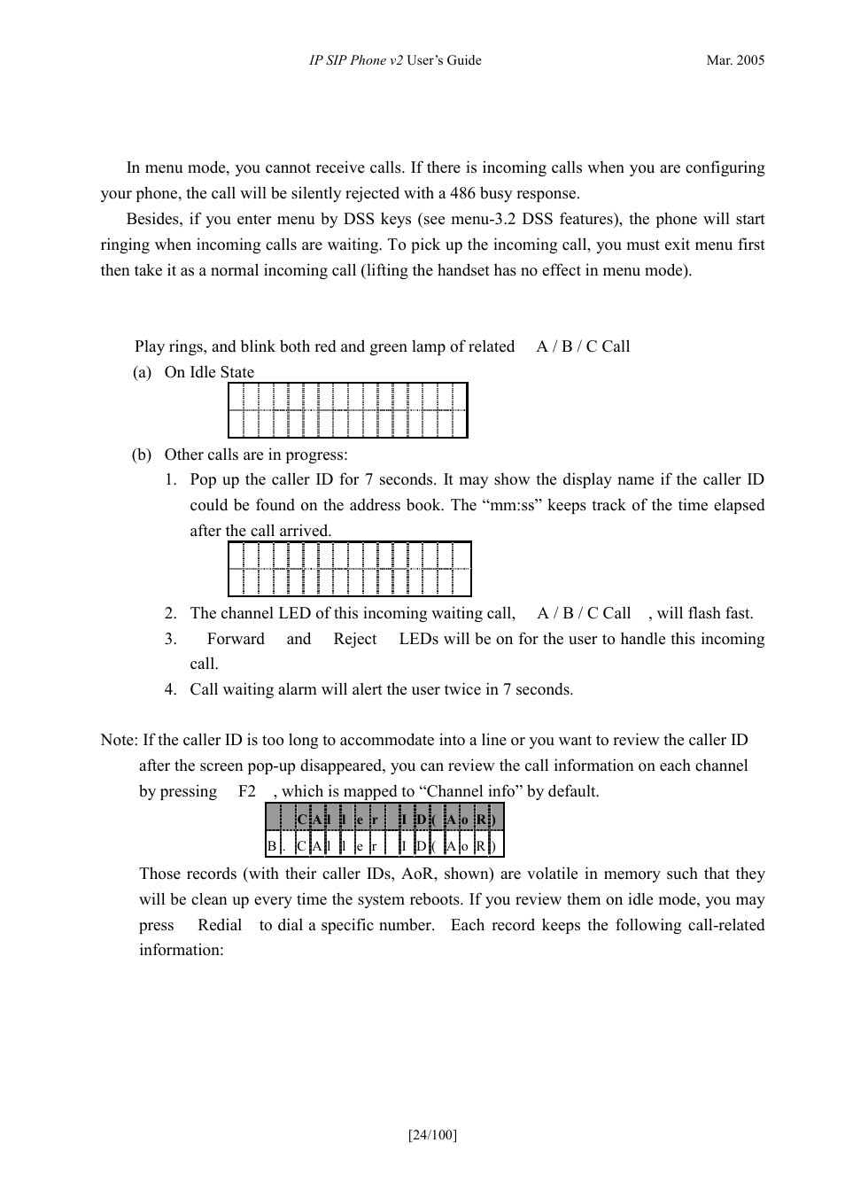 Take calls, Ringing, Alls | Inging | ATL Telecom IP300S User Manual | Page 24 / 100
