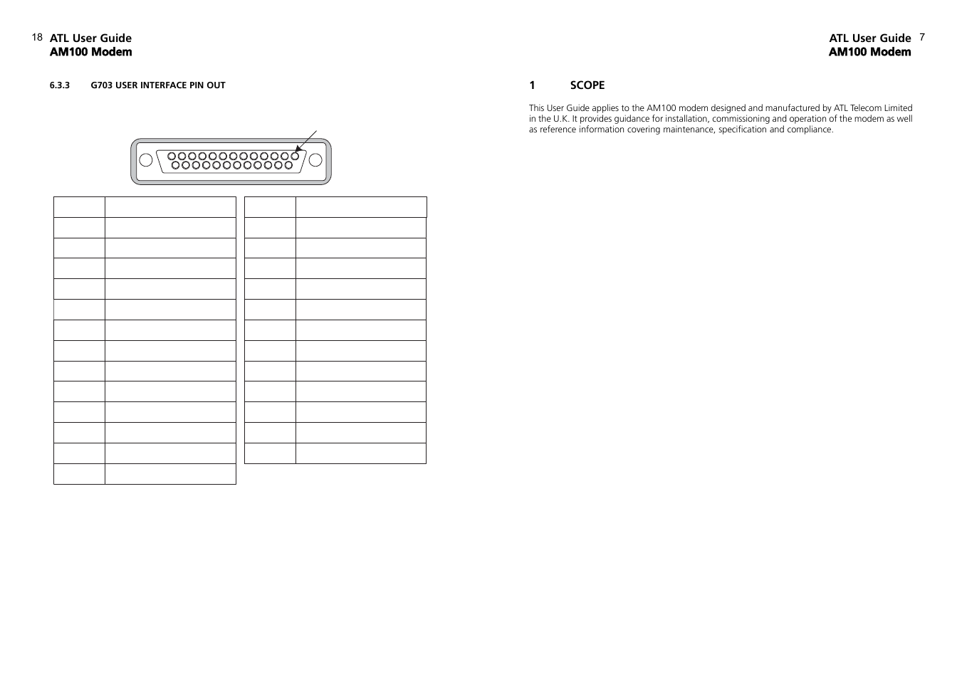 ATL Telecom AM100 User Manual | Page 7 / 12