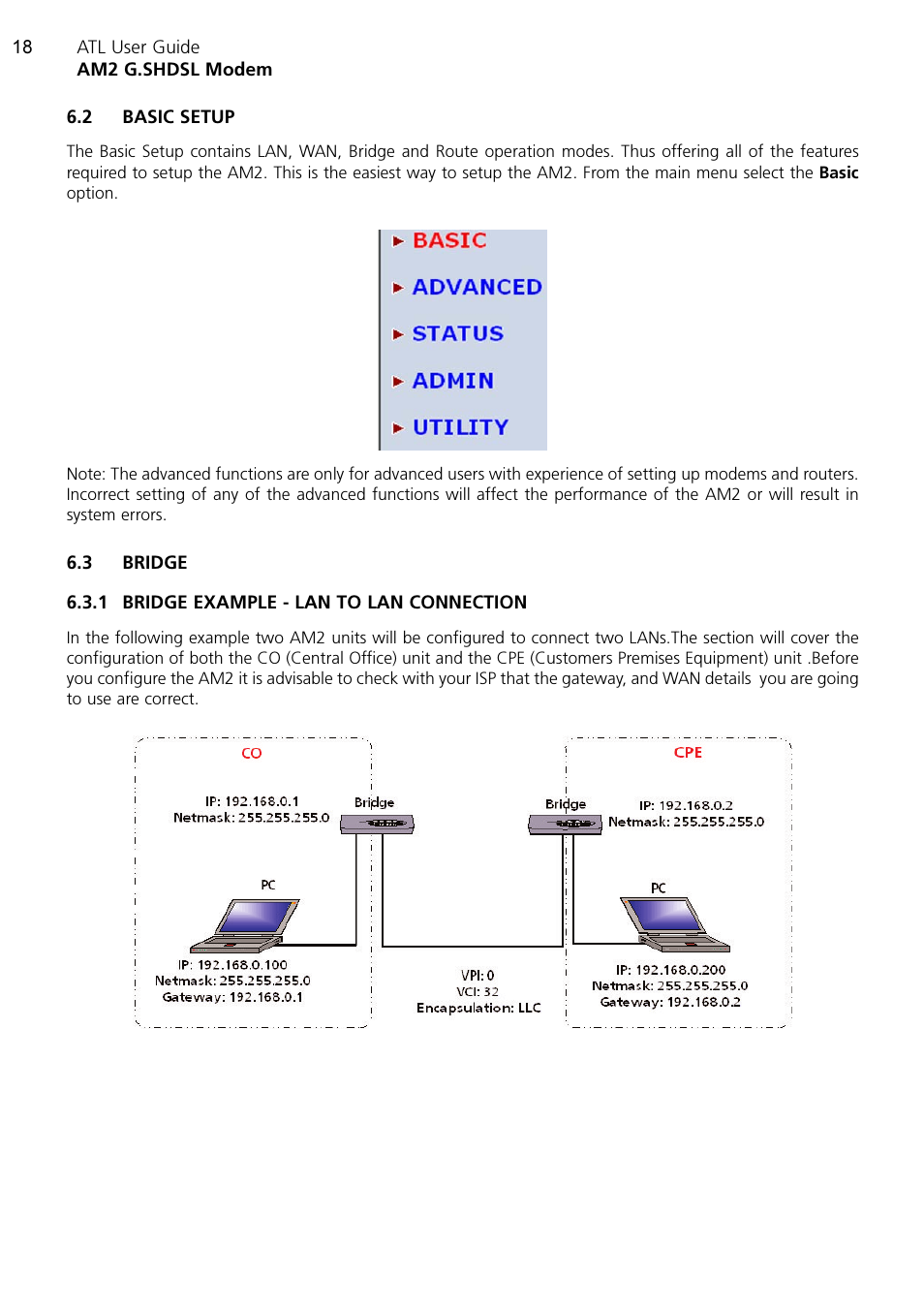 ATL Telecom AM2 User Manual | Page 18 / 110