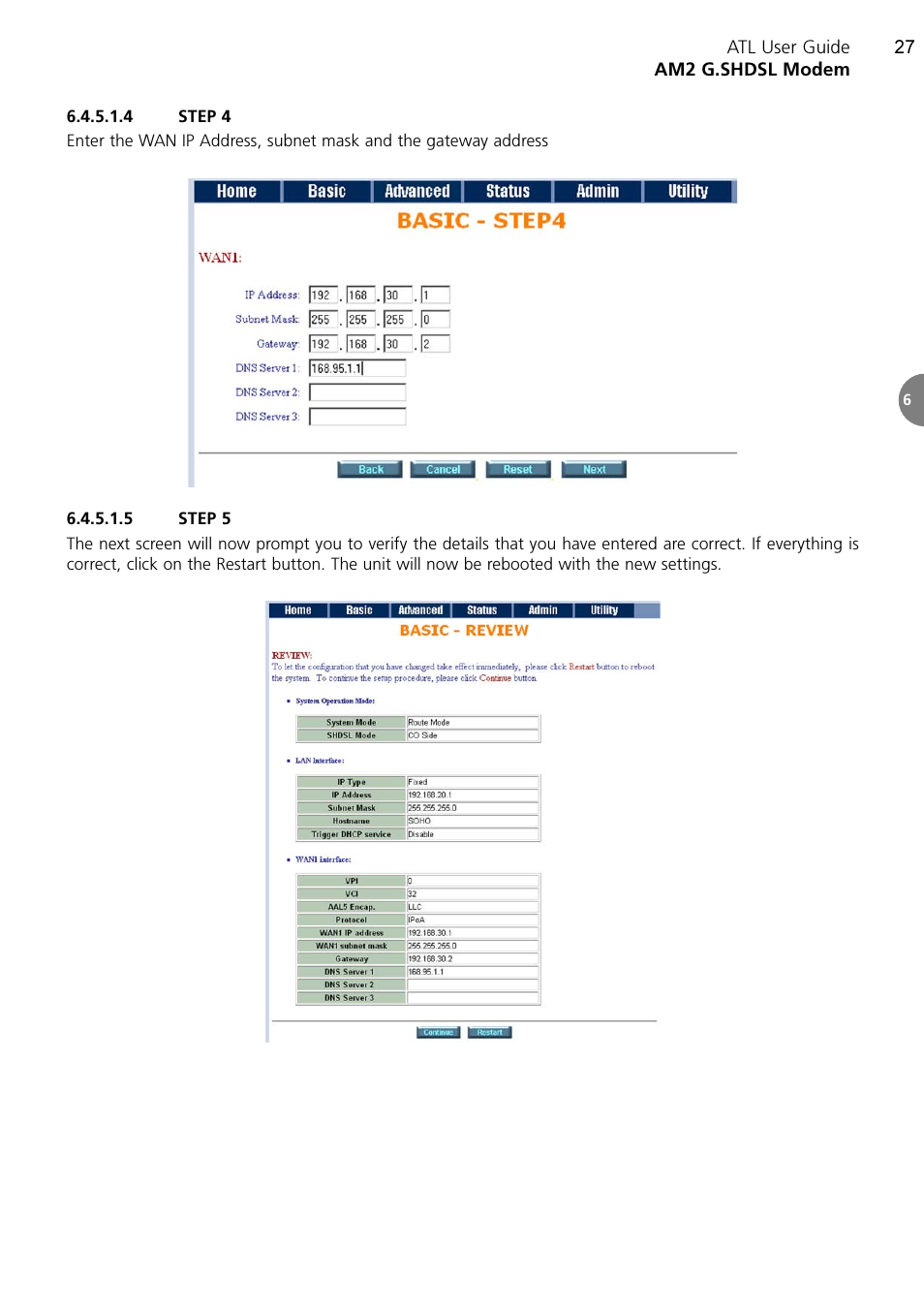 ATL Telecom AM2 User Manual | Page 27 / 110