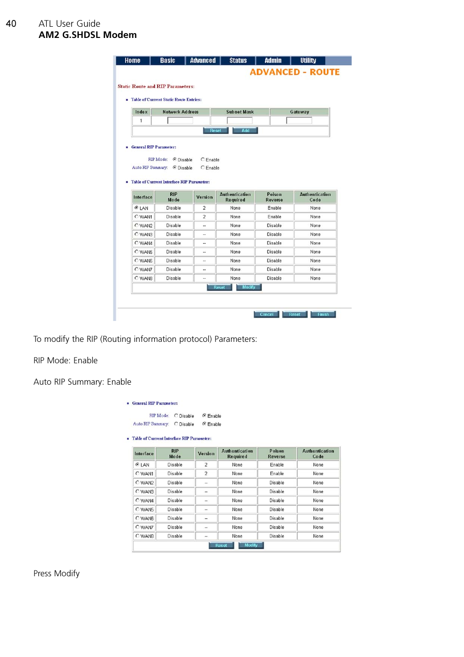 ATL Telecom AM2 User Manual | Page 40 / 110