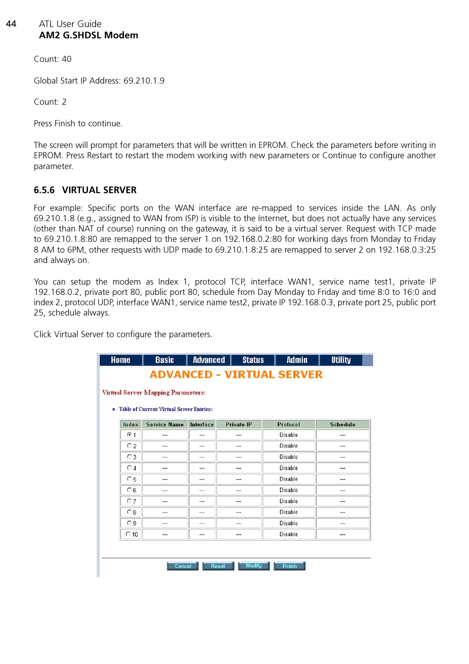 ATL Telecom AM2 User Manual | Page 44 / 110