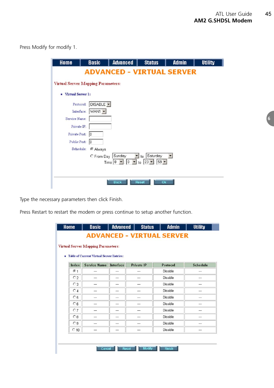 ATL Telecom AM2 User Manual | Page 45 / 110