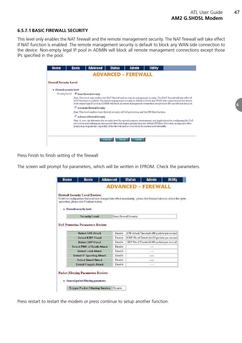 ATL Telecom AM2 User Manual | Page 47 / 110