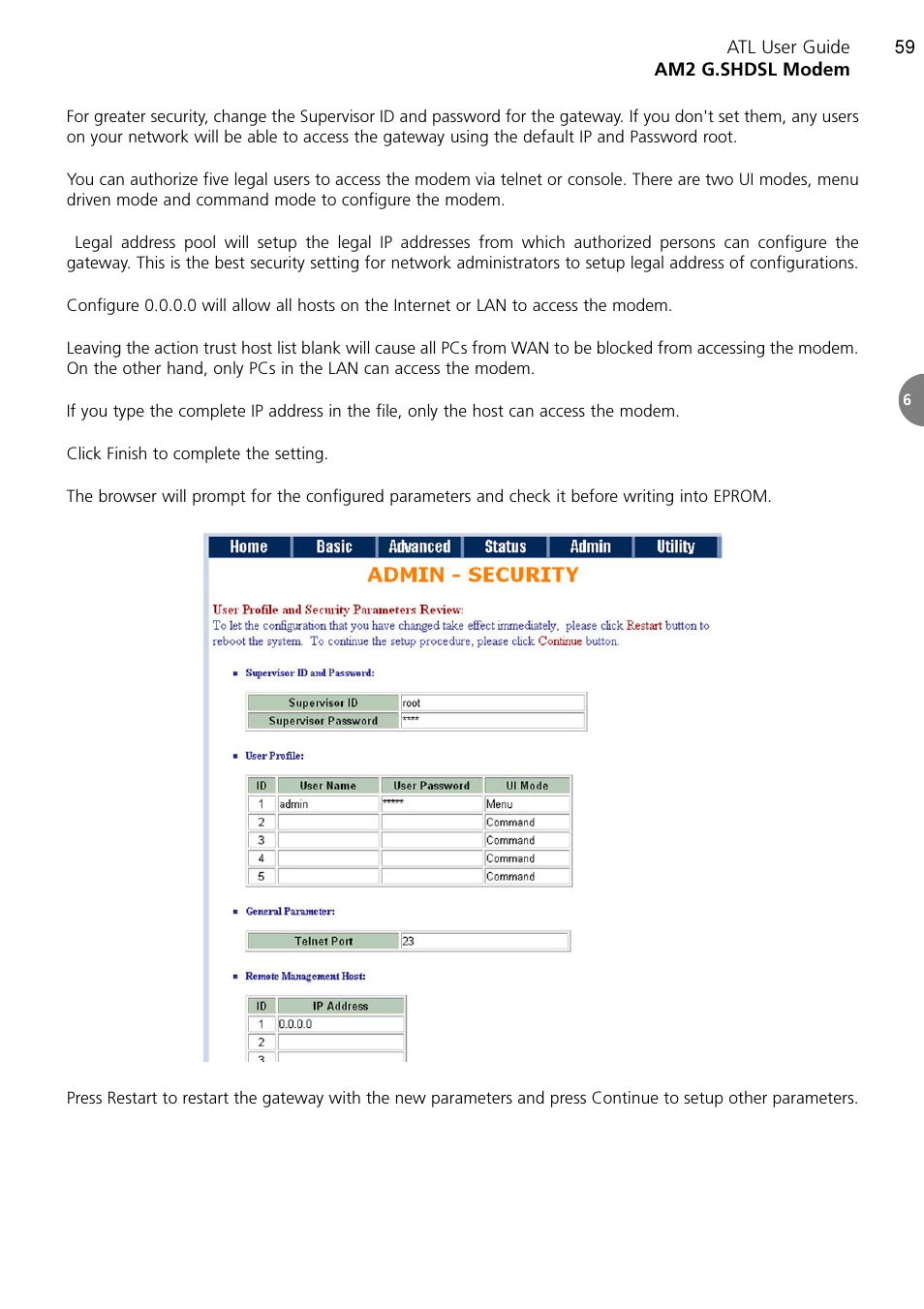 ATL Telecom AM2 User Manual | Page 59 / 110