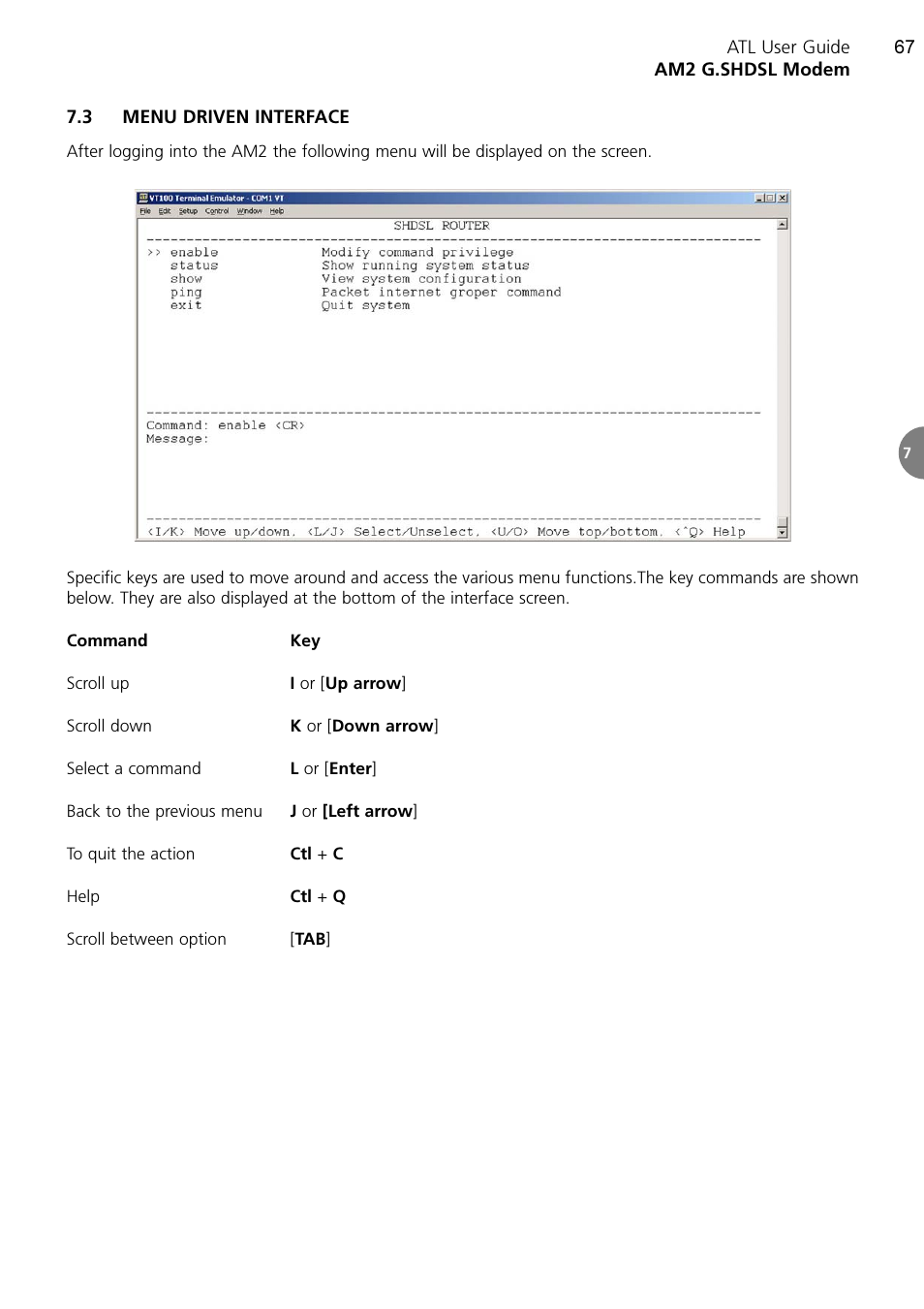 ATL Telecom AM2 User Manual | Page 67 / 110