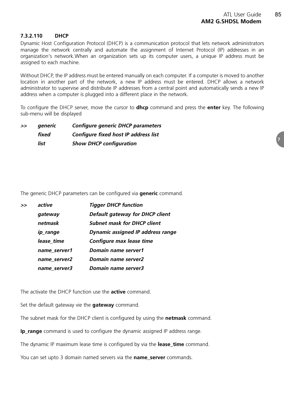 ATL Telecom AM2 User Manual | Page 85 / 110