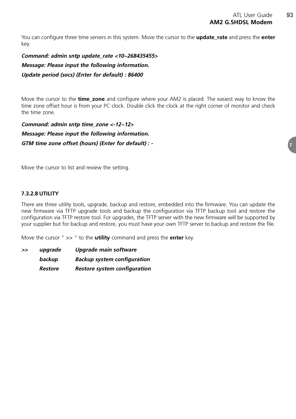 ATL Telecom AM2 User Manual | Page 93 / 110