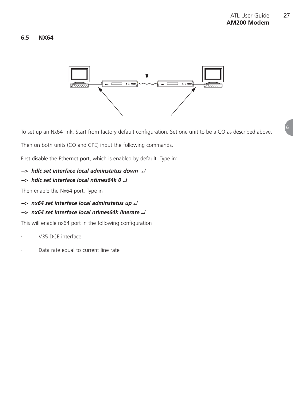 5 nx64, Nx64 | ATL Telecom AM200 User Manual | Page 27 / 145