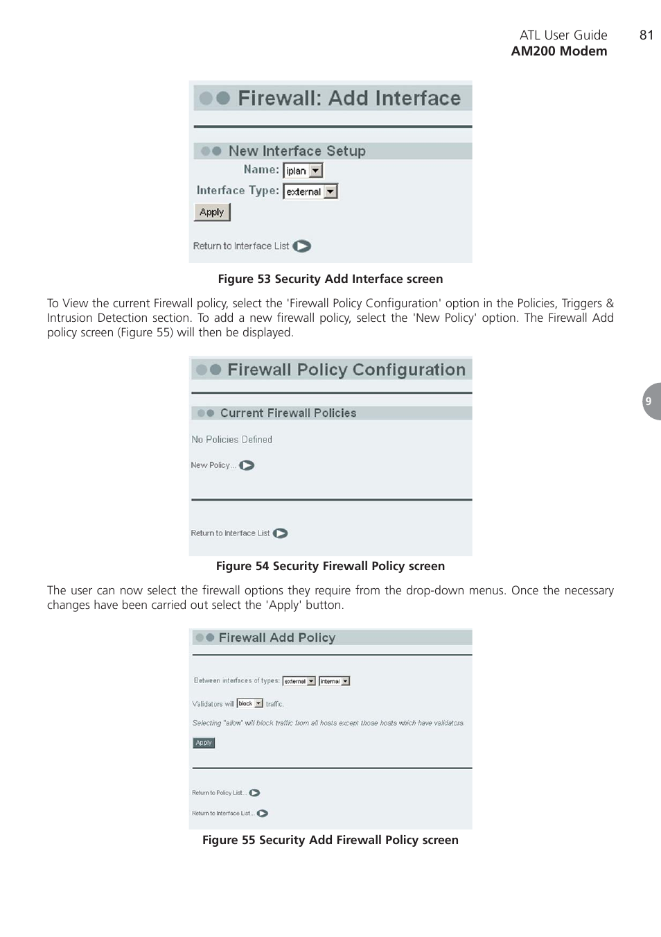 ATL Telecom AM200 User Manual | Page 81 / 145