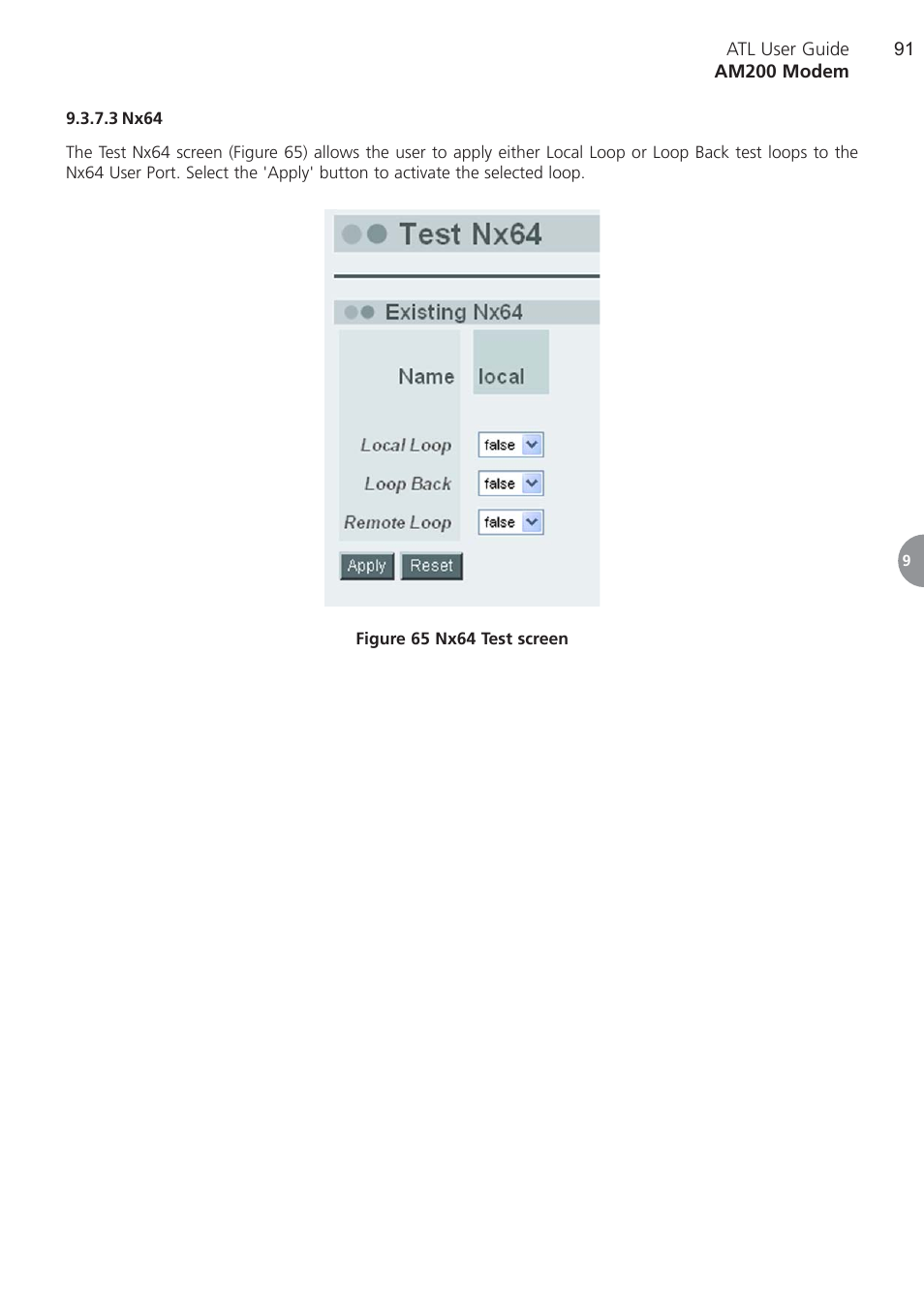 3 nx64, Nx64 | ATL Telecom AM200 User Manual | Page 91 / 145