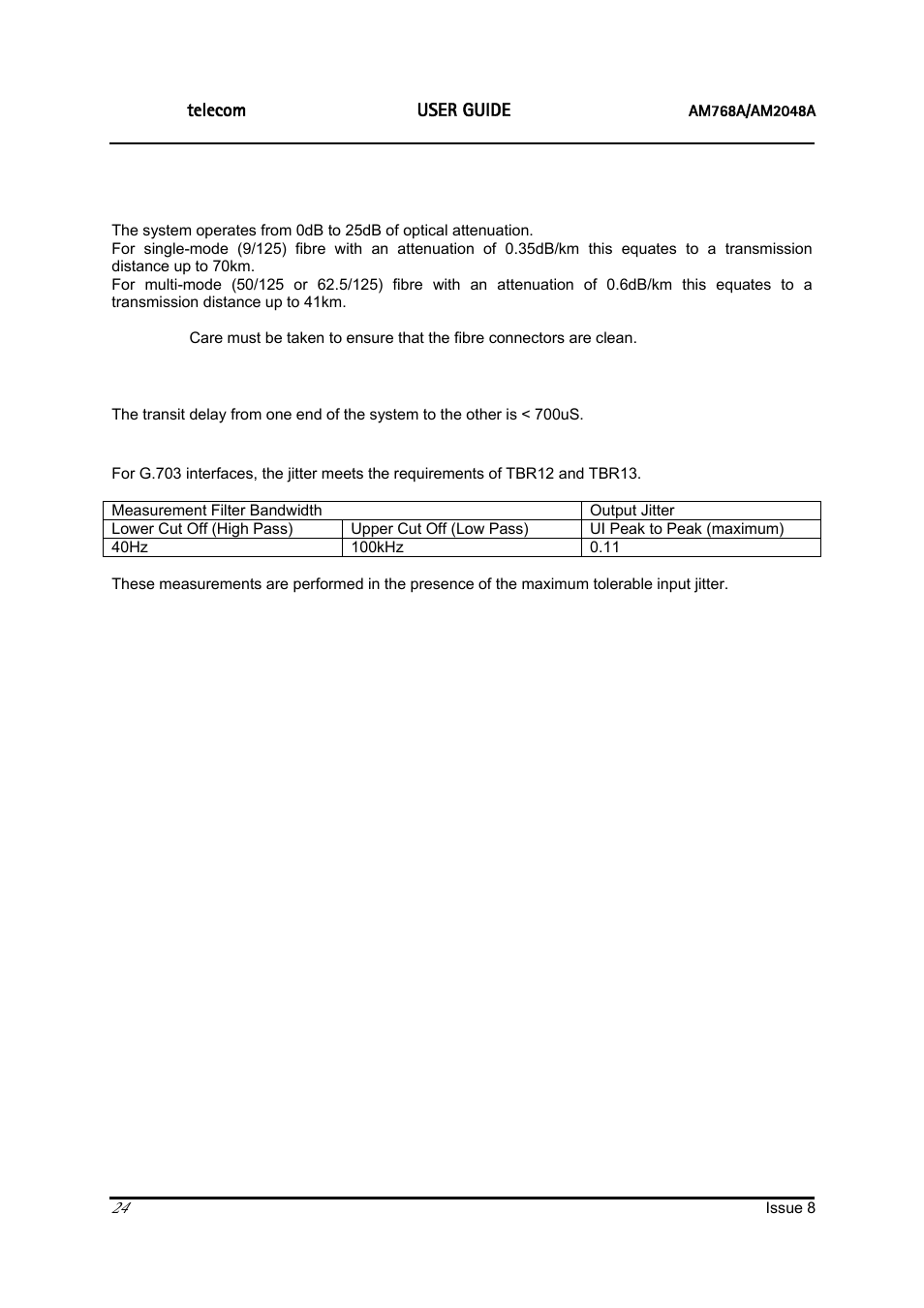 Ascom | ATL Telecom AM2048 User Manual | Page 24 / 51