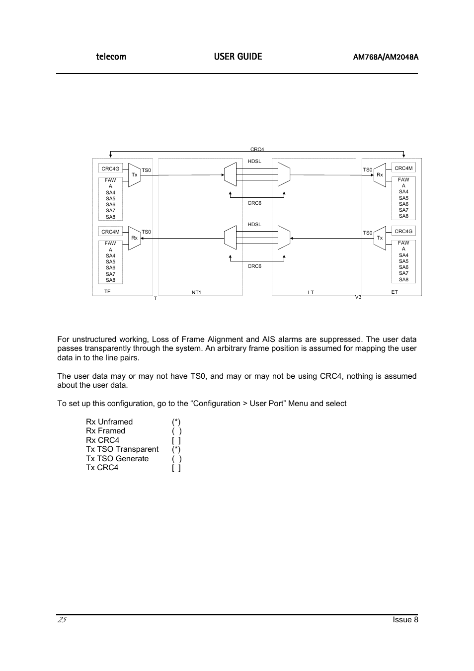 Ascom, Telecom, User guide | ATL Telecom AM2048 User Manual | Page 25 / 51