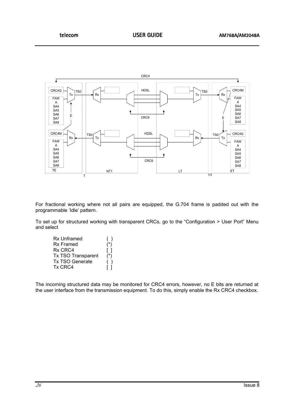 Ascom, Telecom, User guide | ATL Telecom AM2048 User Manual | Page 26 / 51