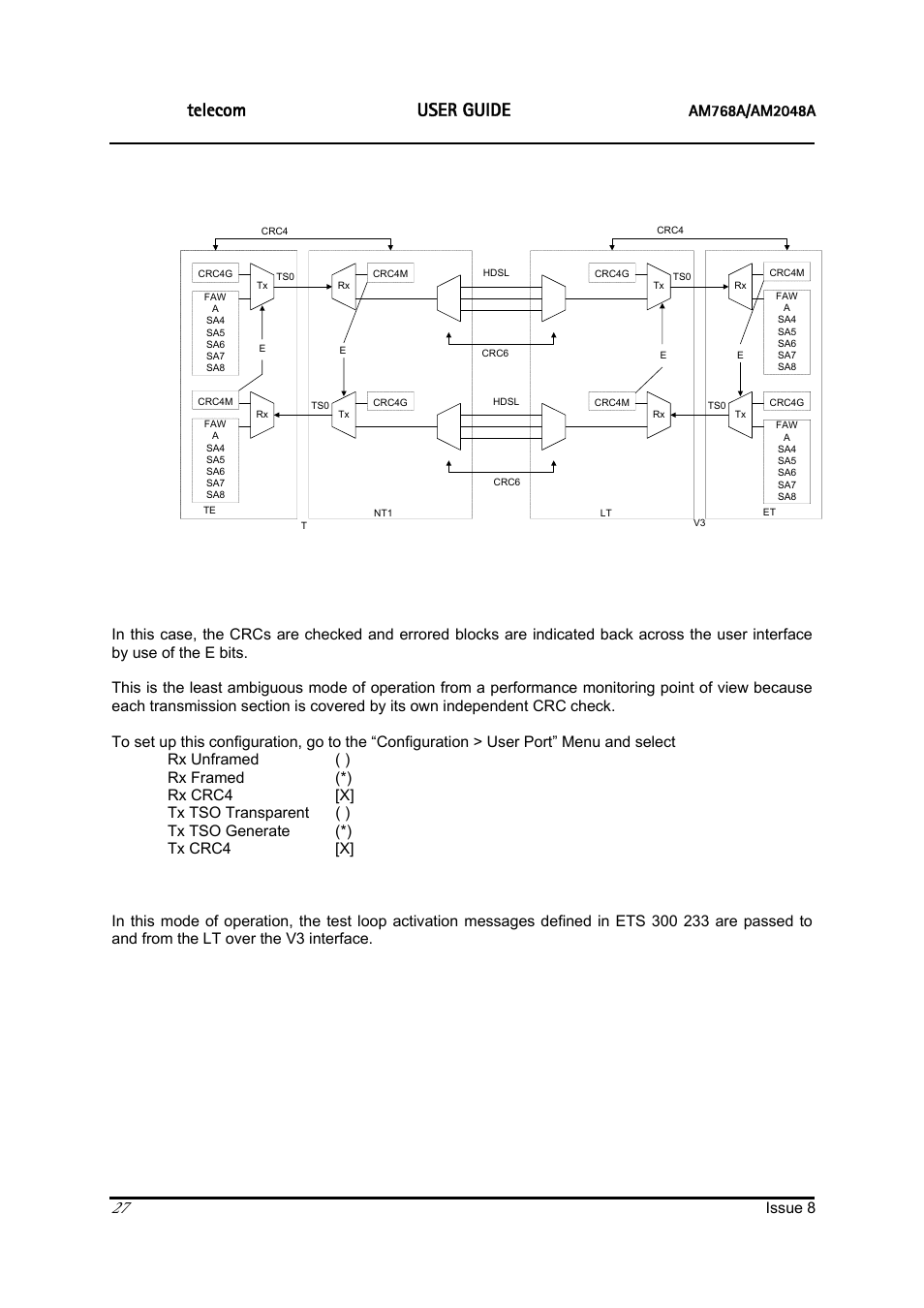 Ascom, Telecom, User guide | ATL Telecom AM2048 User Manual | Page 27 / 51