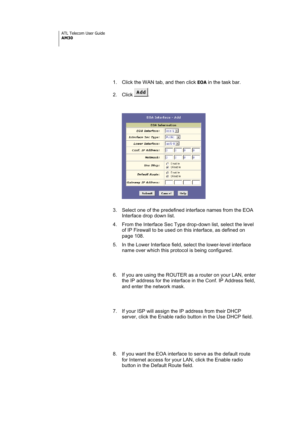 ATL Telecom AM30 User Manual | Page 110 / 177