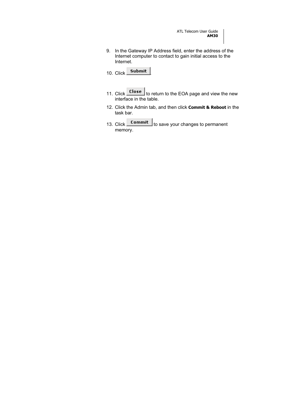 ATL Telecom AM30 User Manual | Page 111 / 177