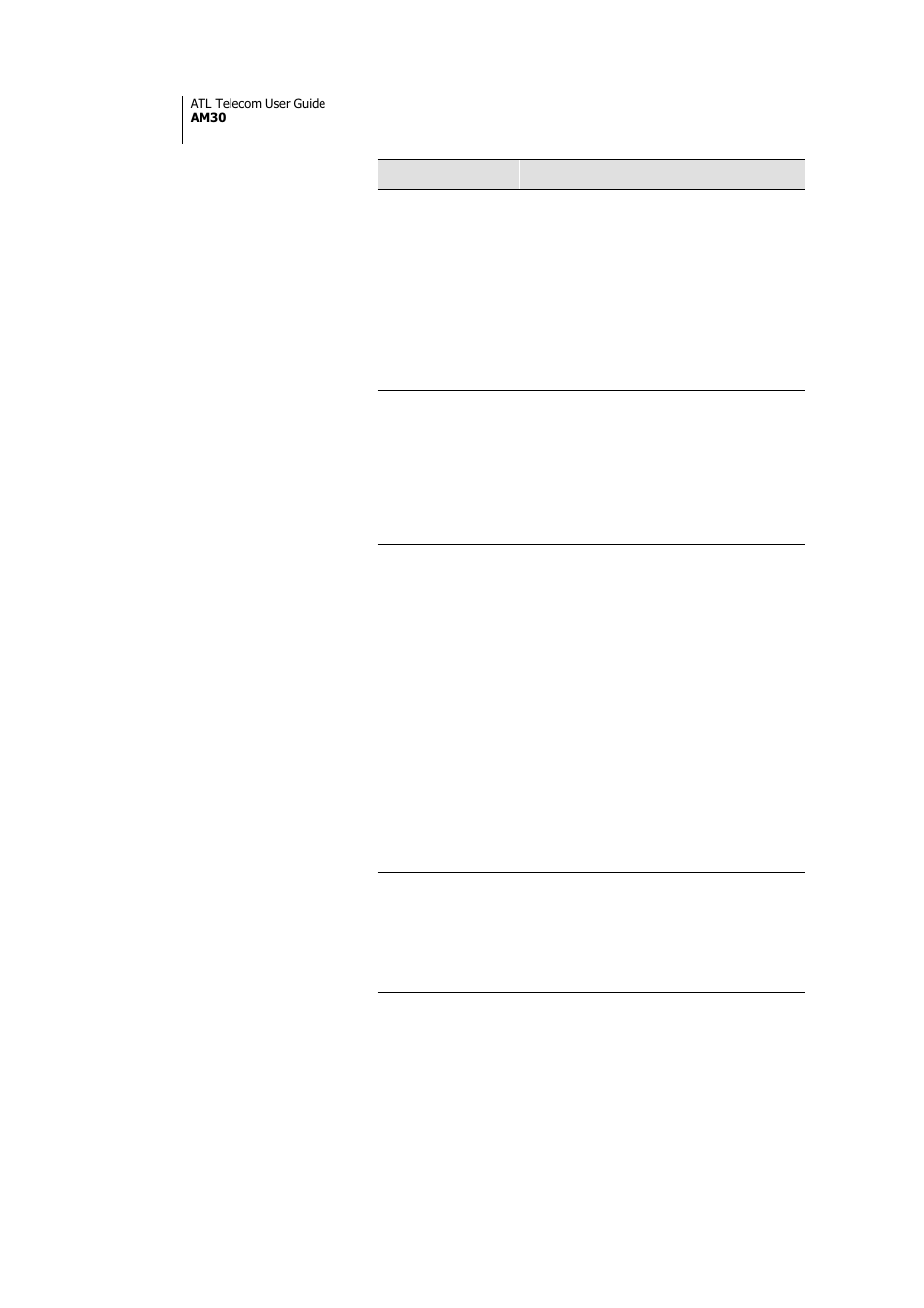 ATL Telecom AM30 User Manual | Page 134 / 177