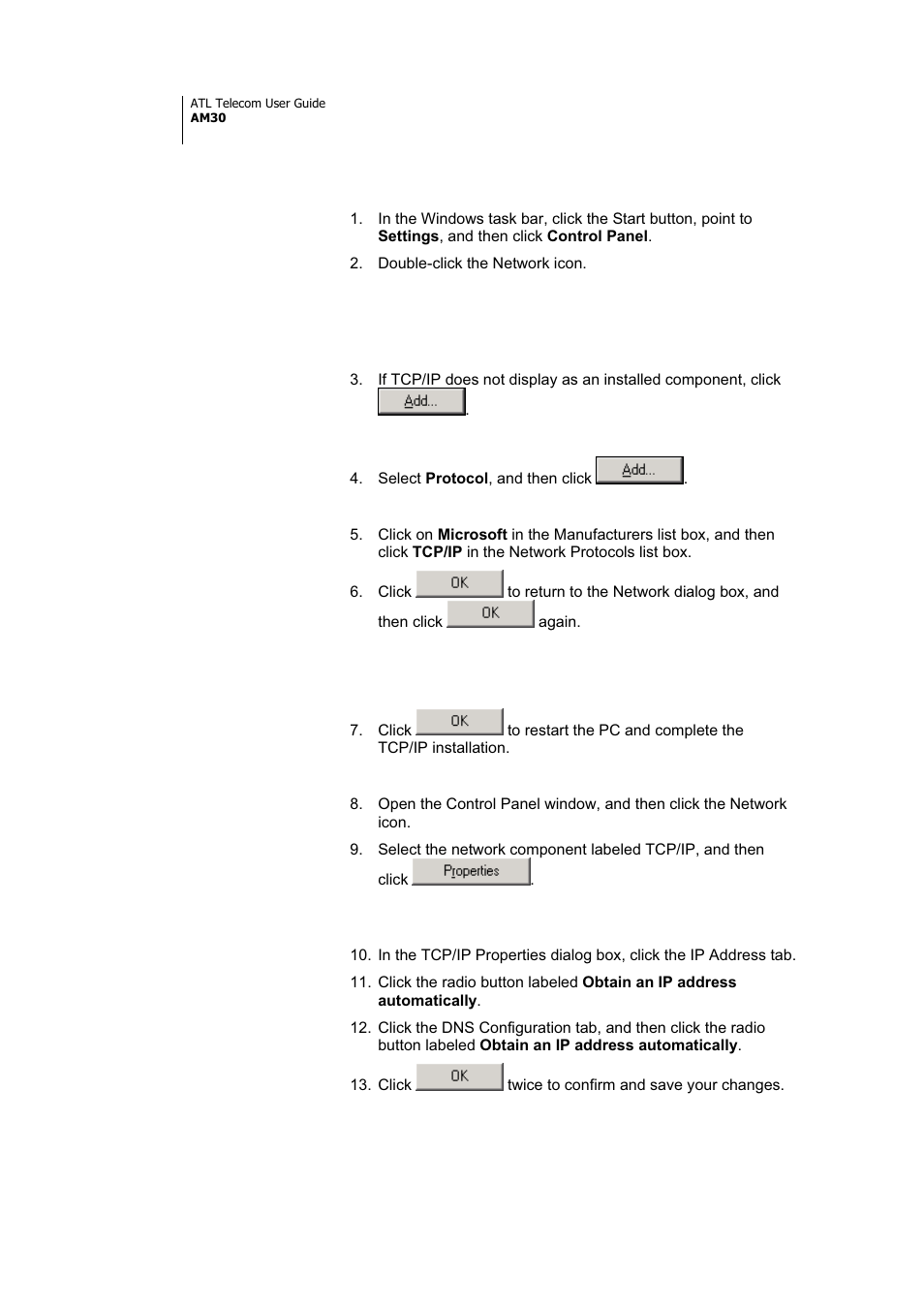 ATL Telecom AM30 User Manual | Page 22 / 177