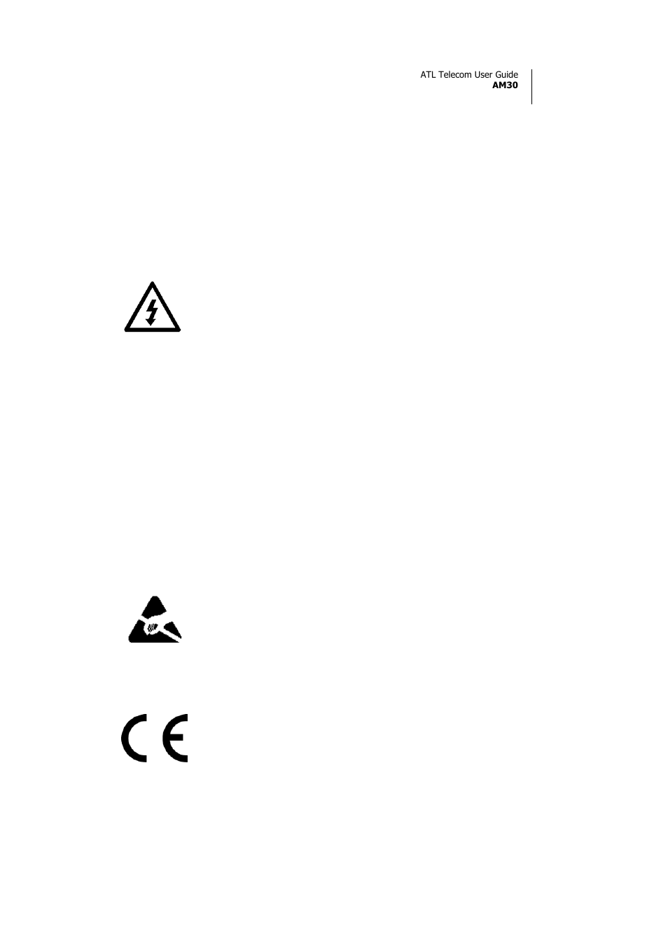 ATL Telecom AM30 User Manual | Page 3 / 177