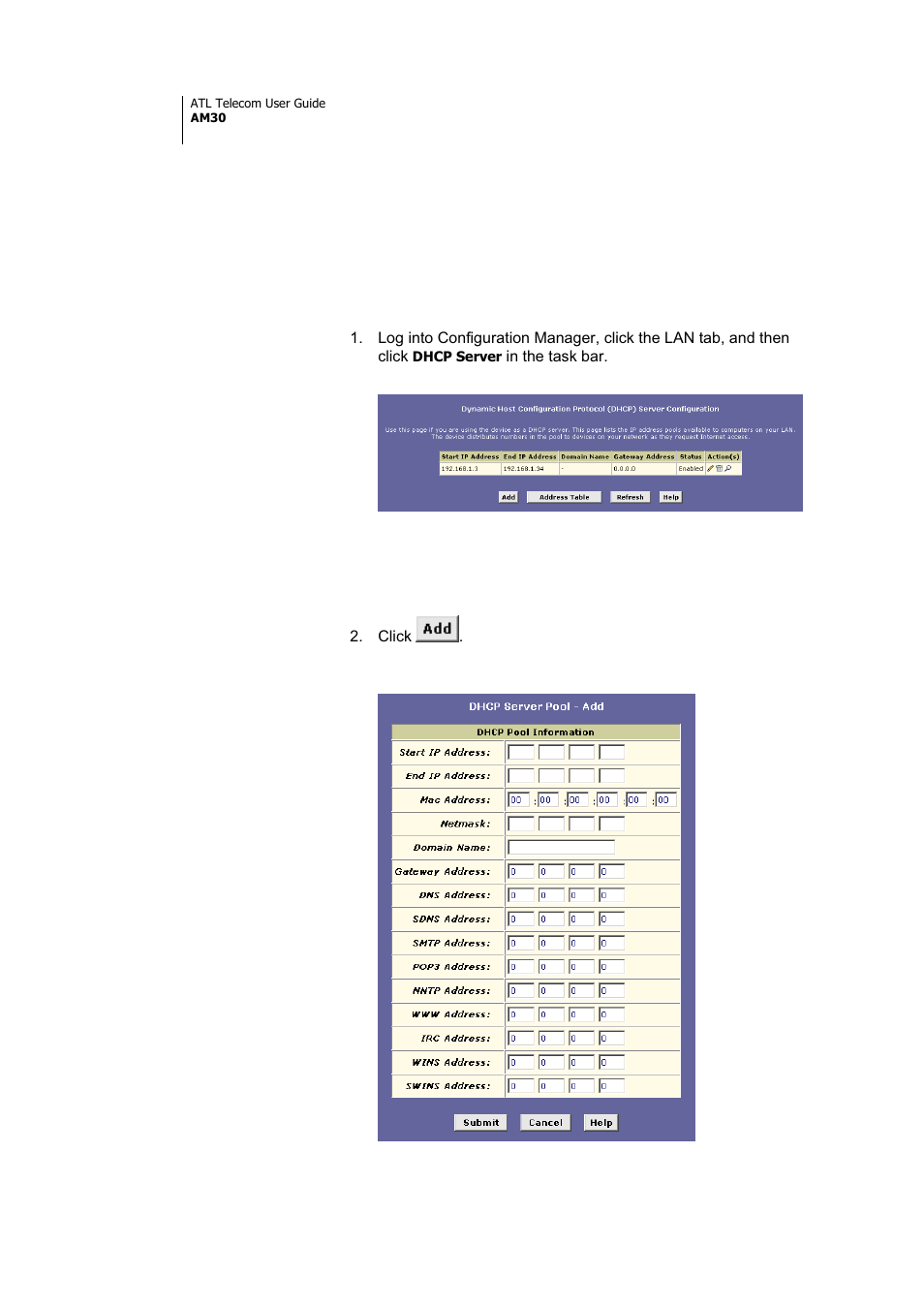 ATL Telecom AM30 User Manual | Page 54 / 177