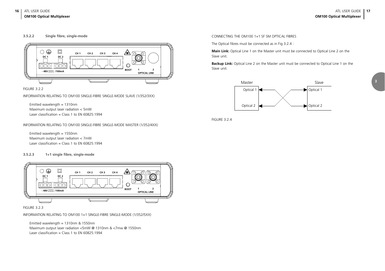 Slave | ATL Telecom OM100 User Manual | Page 10 / 46