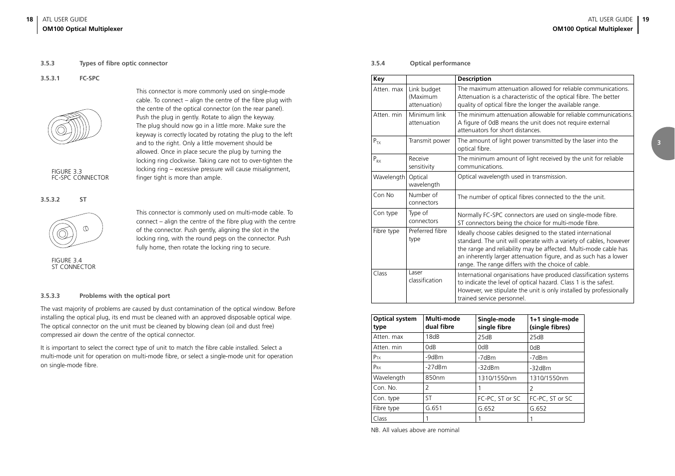 ATL Telecom OM100 User Manual | Page 11 / 46