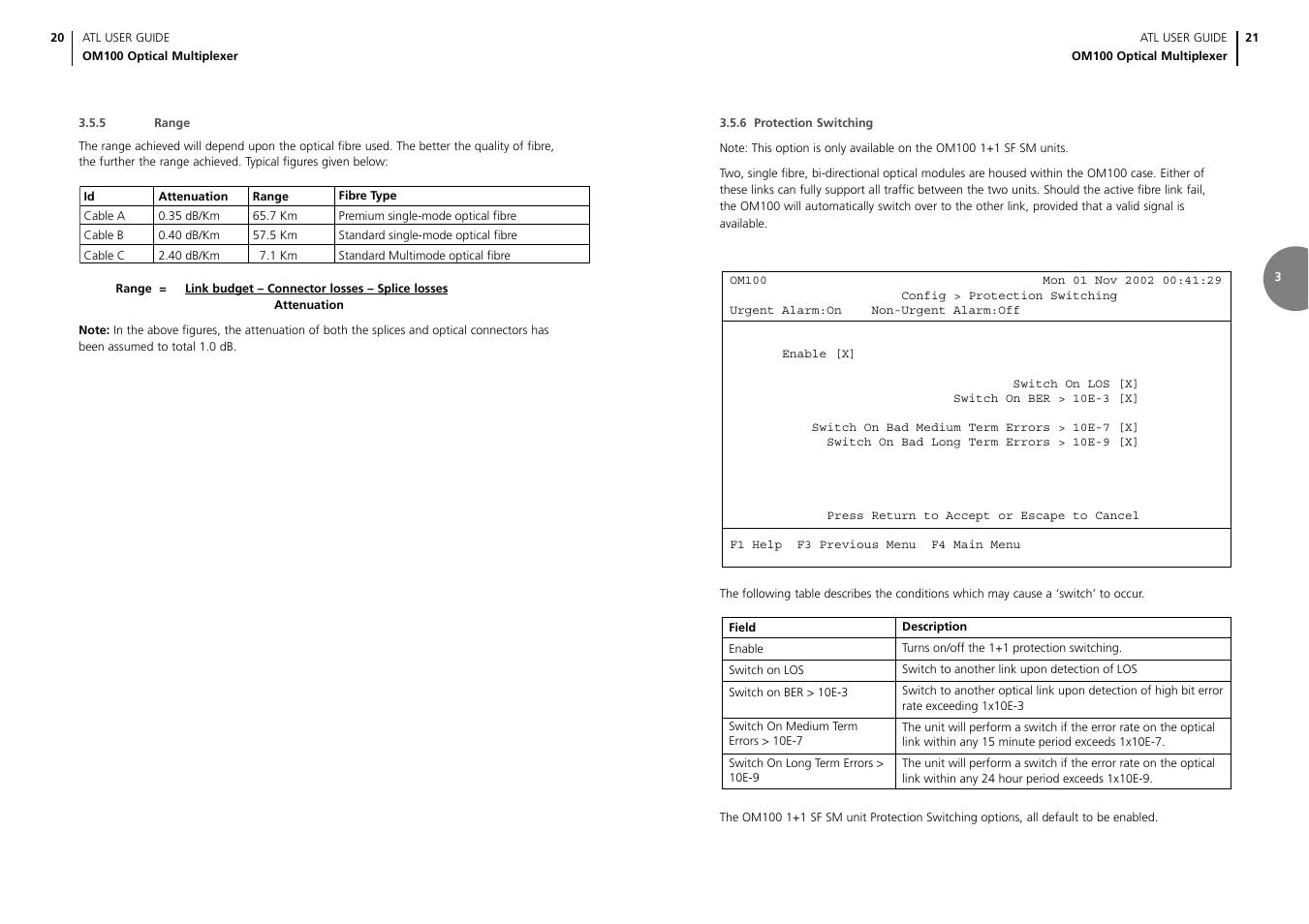 ATL Telecom OM100 User Manual | Page 12 / 46
