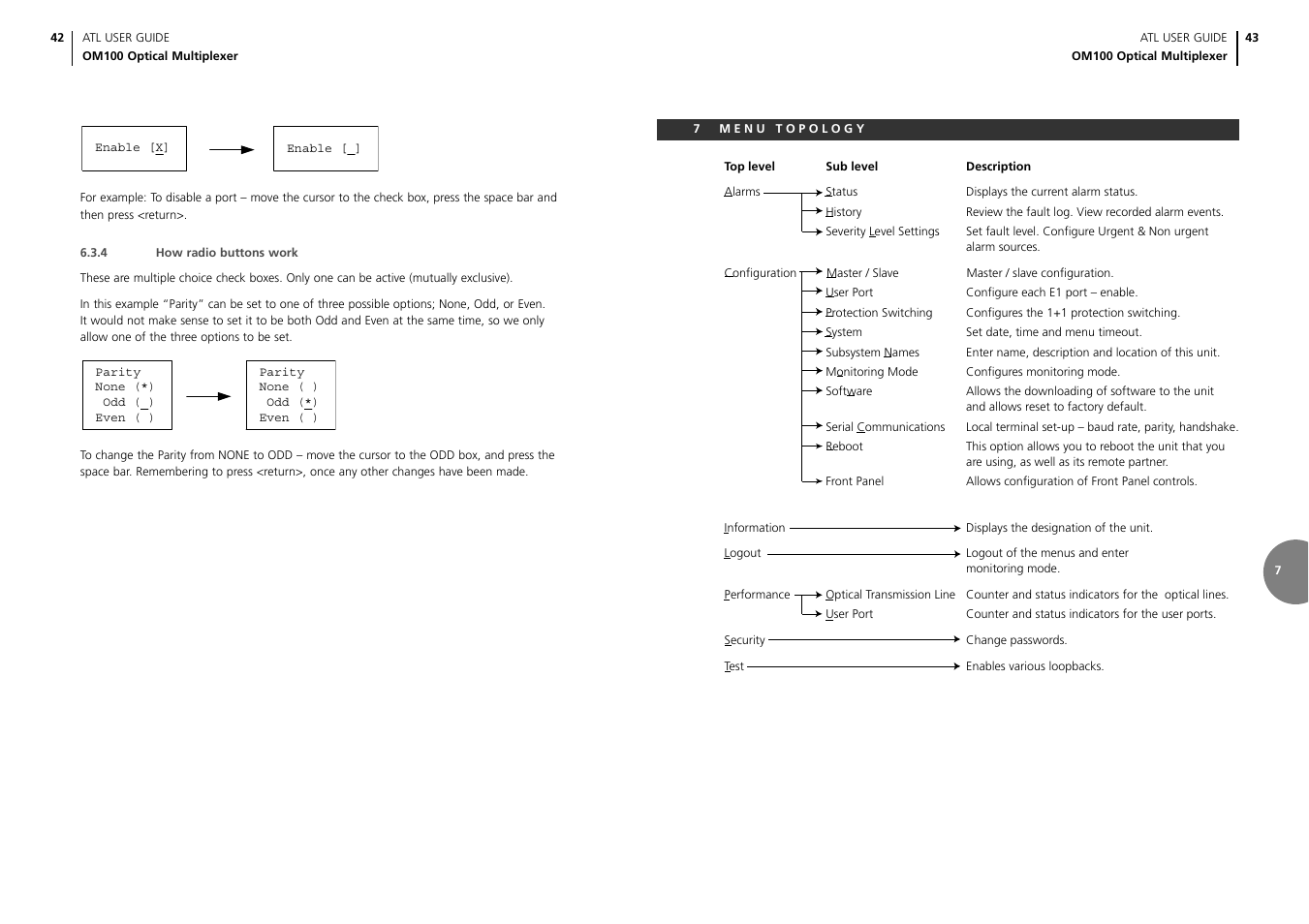 ATL Telecom OM100 User Manual | Page 23 / 46