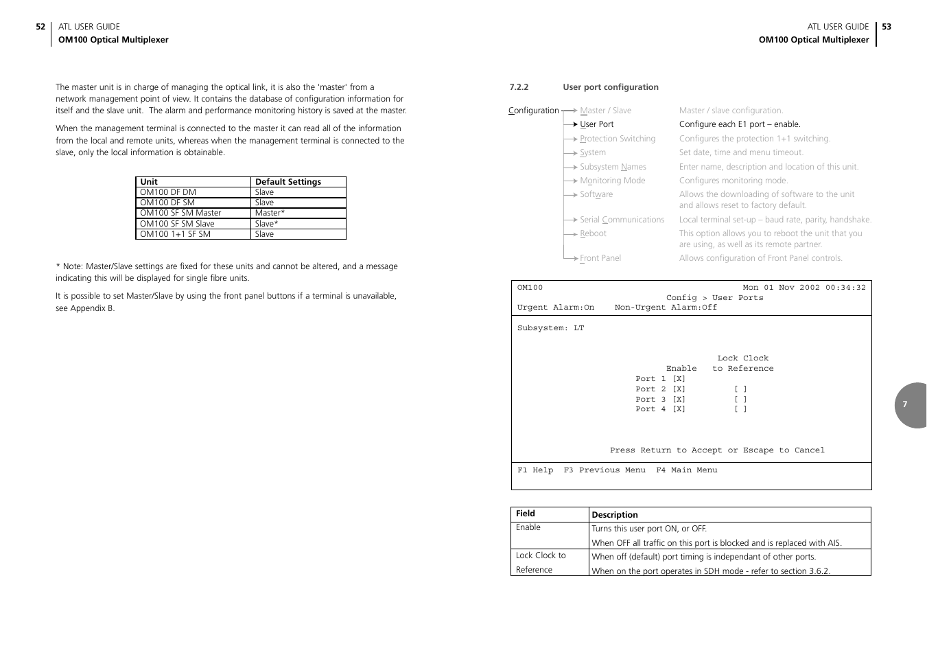 ATL Telecom OM100 User Manual | Page 28 / 46