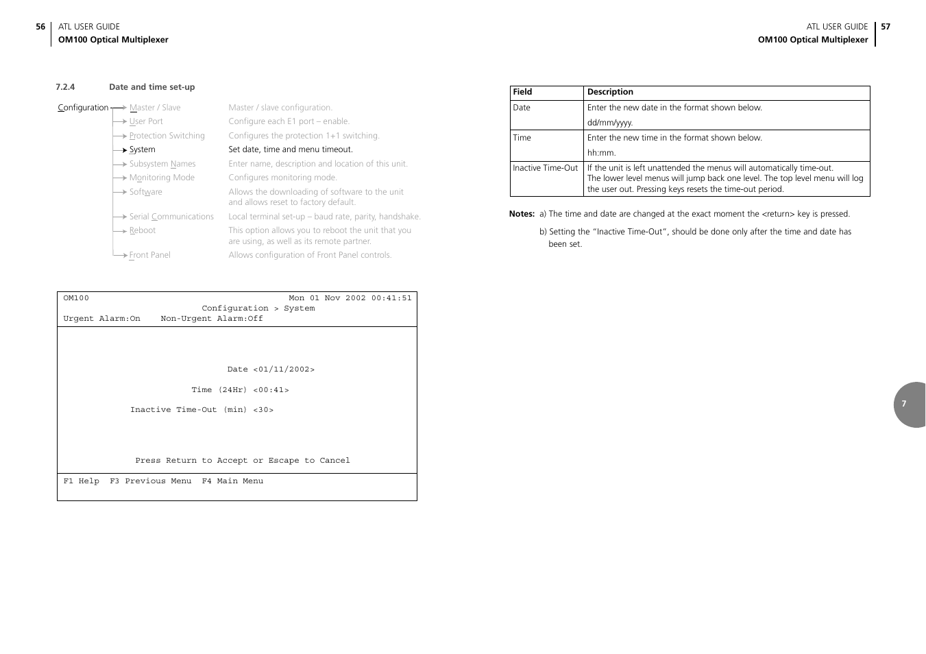 ATL Telecom OM100 User Manual | Page 30 / 46