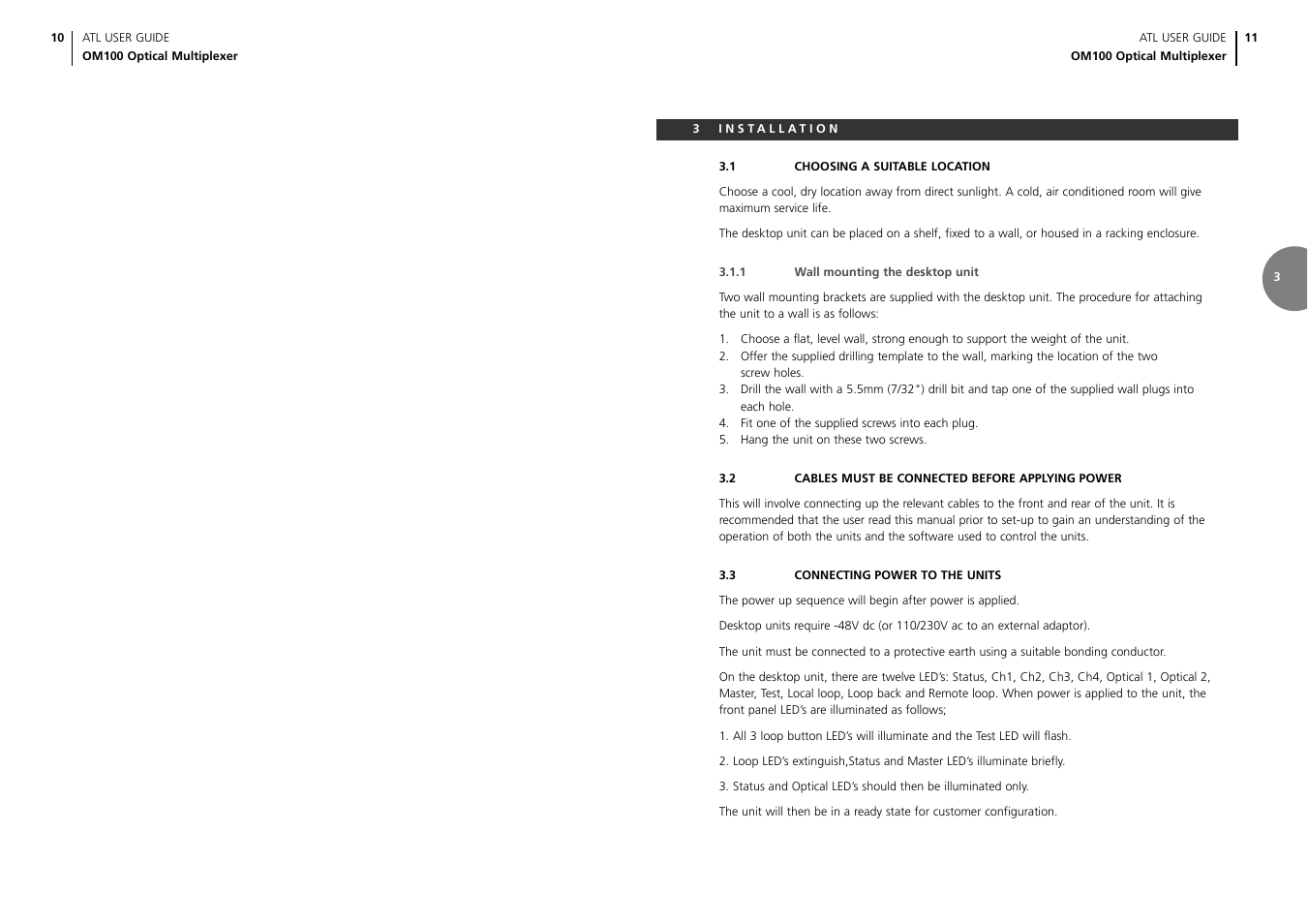 ATL Telecom OM100 User Manual | Page 7 / 46