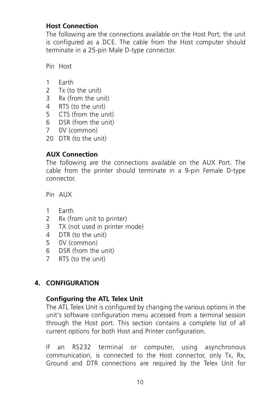 ATL Telecom Telex User Manual | Page 10 / 16