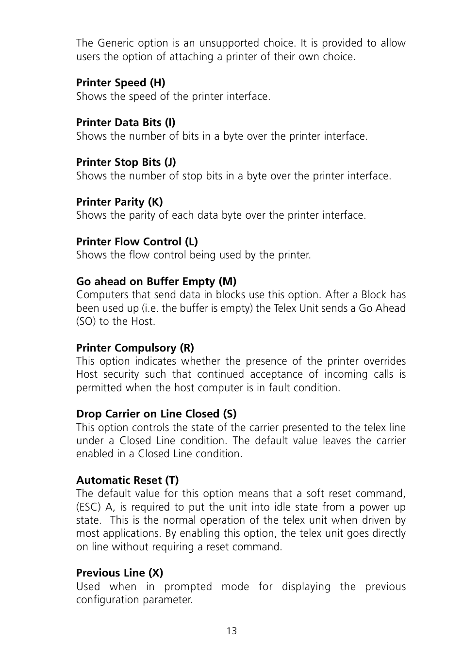 ATL Telecom Telex User Manual | Page 13 / 16