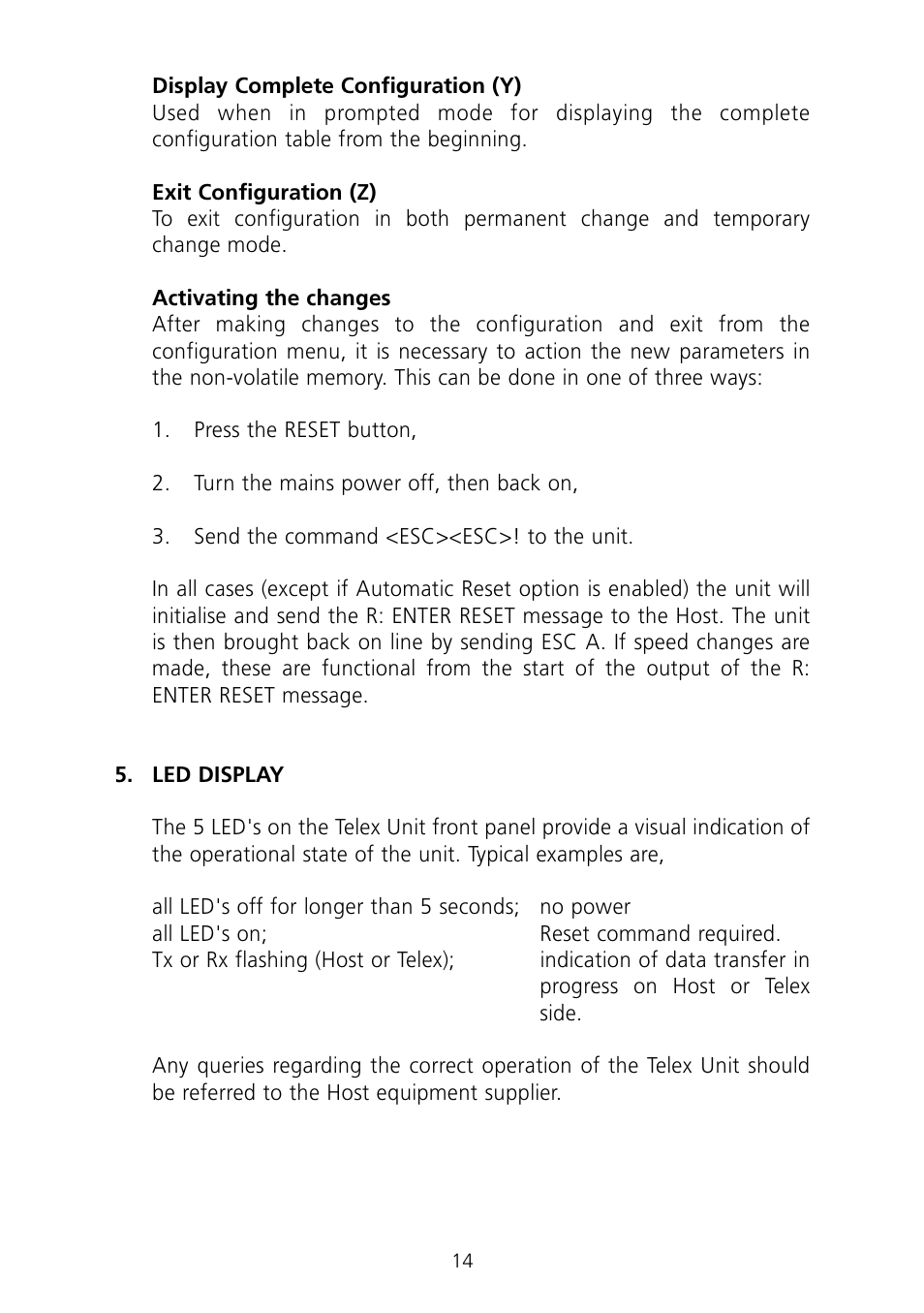 ATL Telecom Telex User Manual | Page 14 / 16