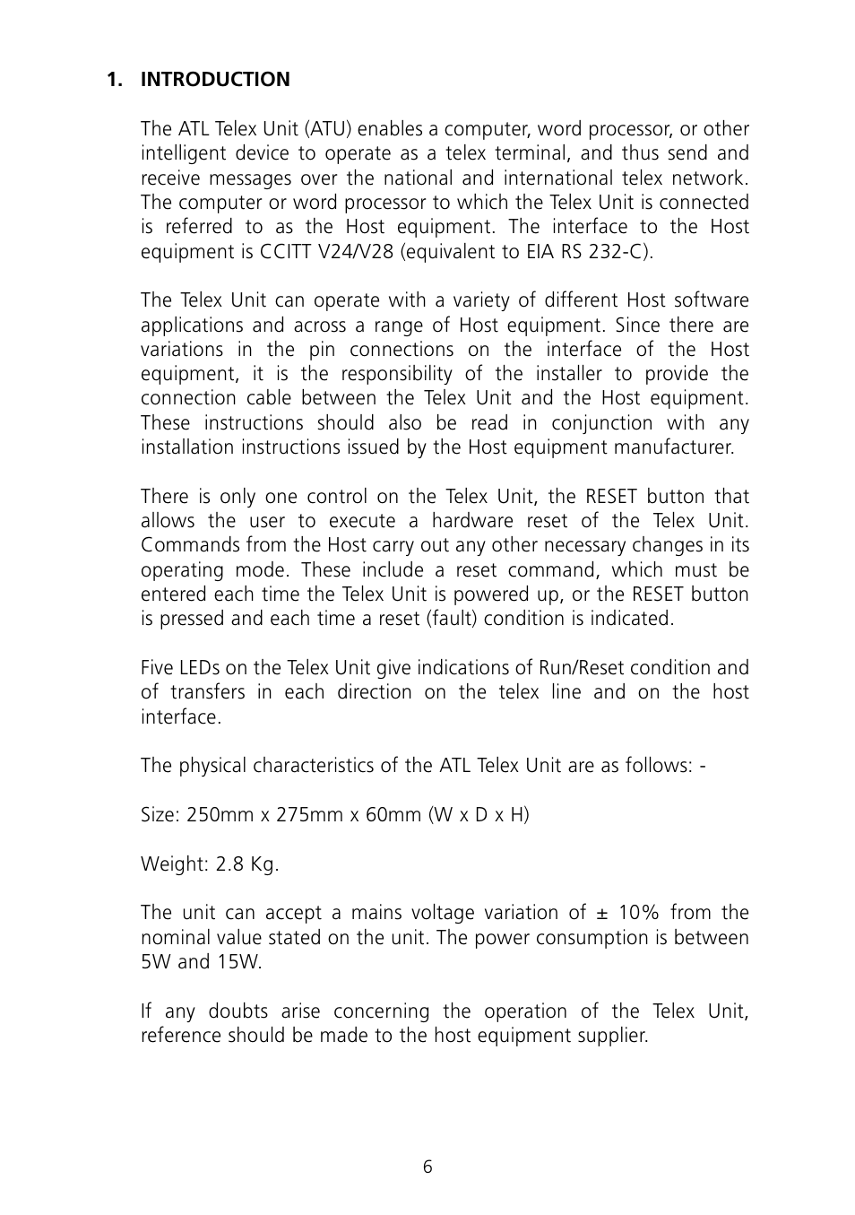 ATL Telecom Telex User Manual | Page 6 / 16