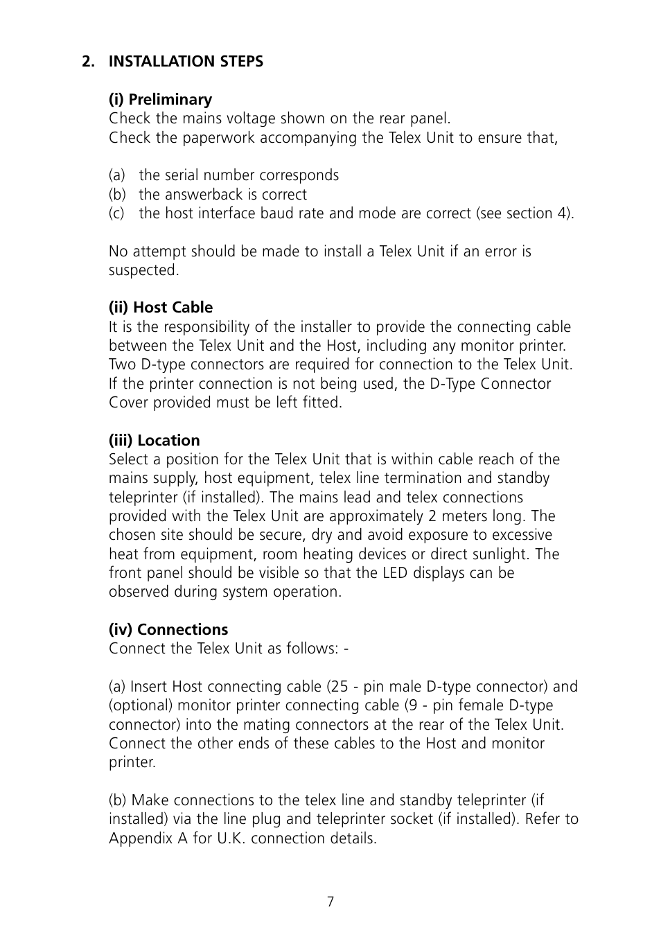 ATL Telecom Telex User Manual | Page 7 / 16