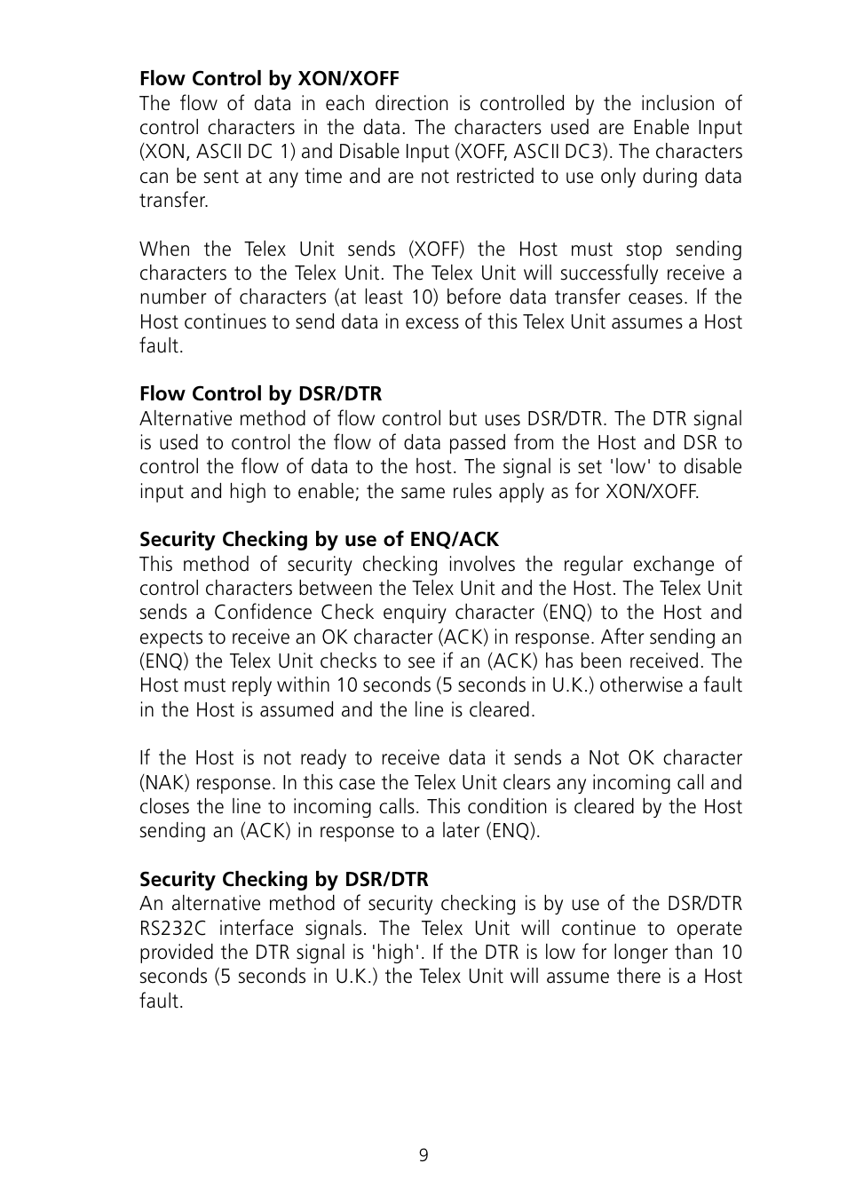 ATL Telecom Telex User Manual | Page 9 / 16