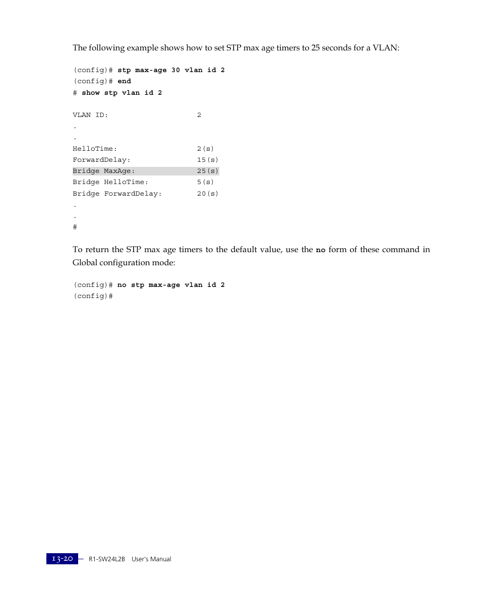 ATL Telecom R1-SW Ethernet Switch User Manual | Page 278 / 300