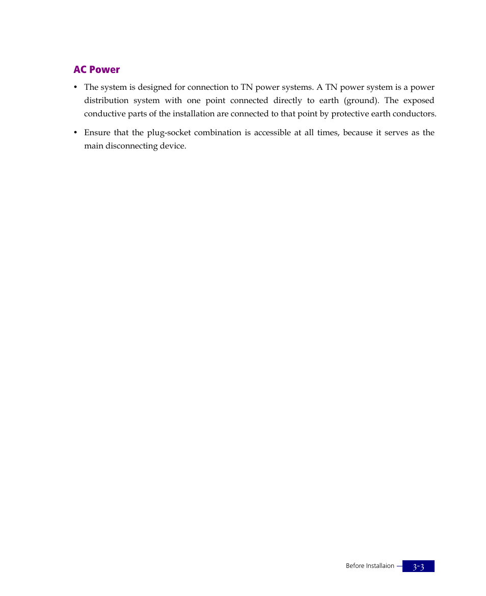 Ac power | ATL Telecom R1-SW Ethernet Switch User Manual | Page 45 / 300