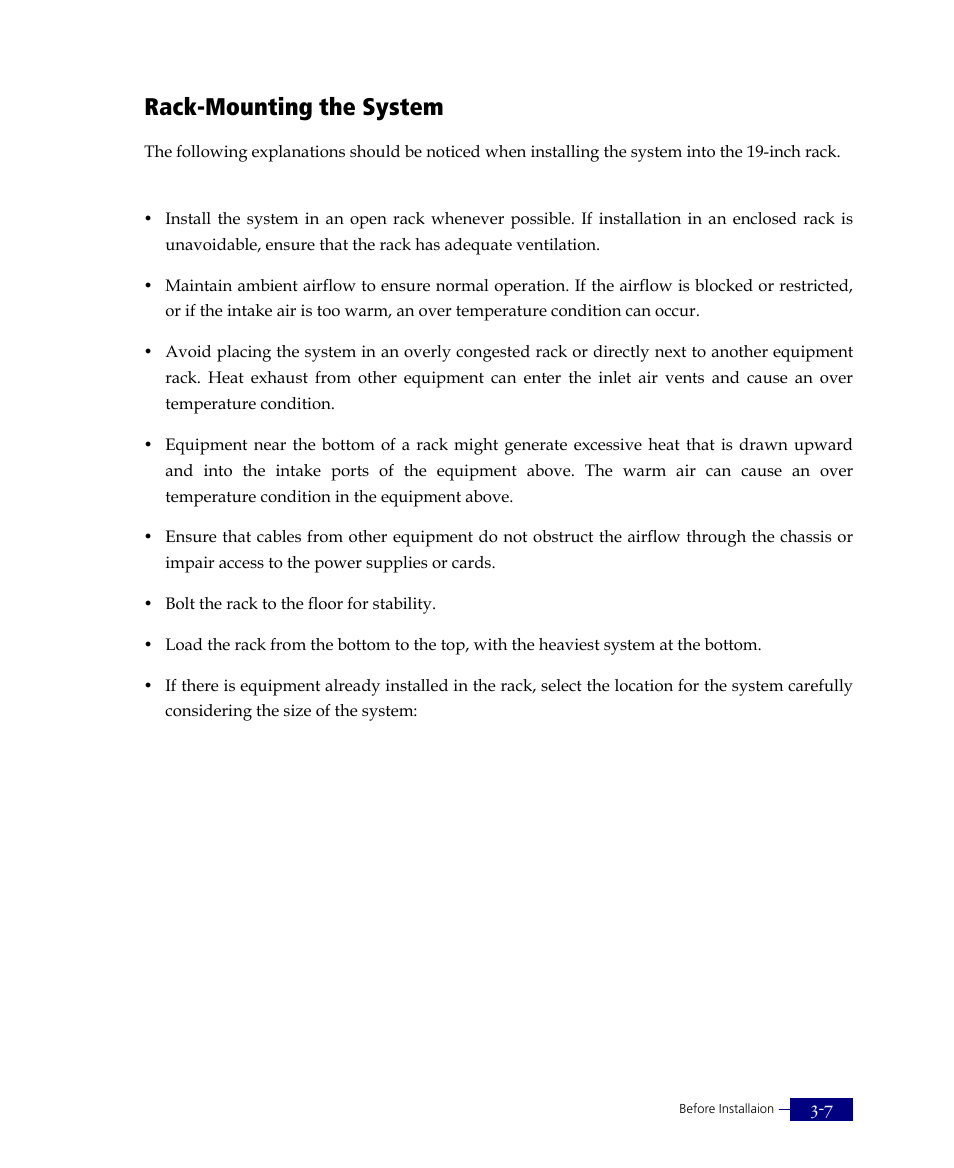 Rack-mounting the system | ATL Telecom R1-SW Ethernet Switch User Manual | Page 49 / 300