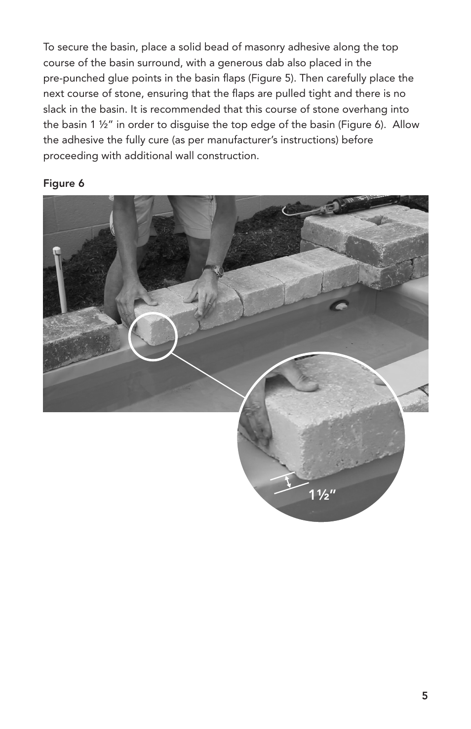 Atlantic Water Gardens 4' Flexible Hardscape Basin User Manual | Page 5 / 8