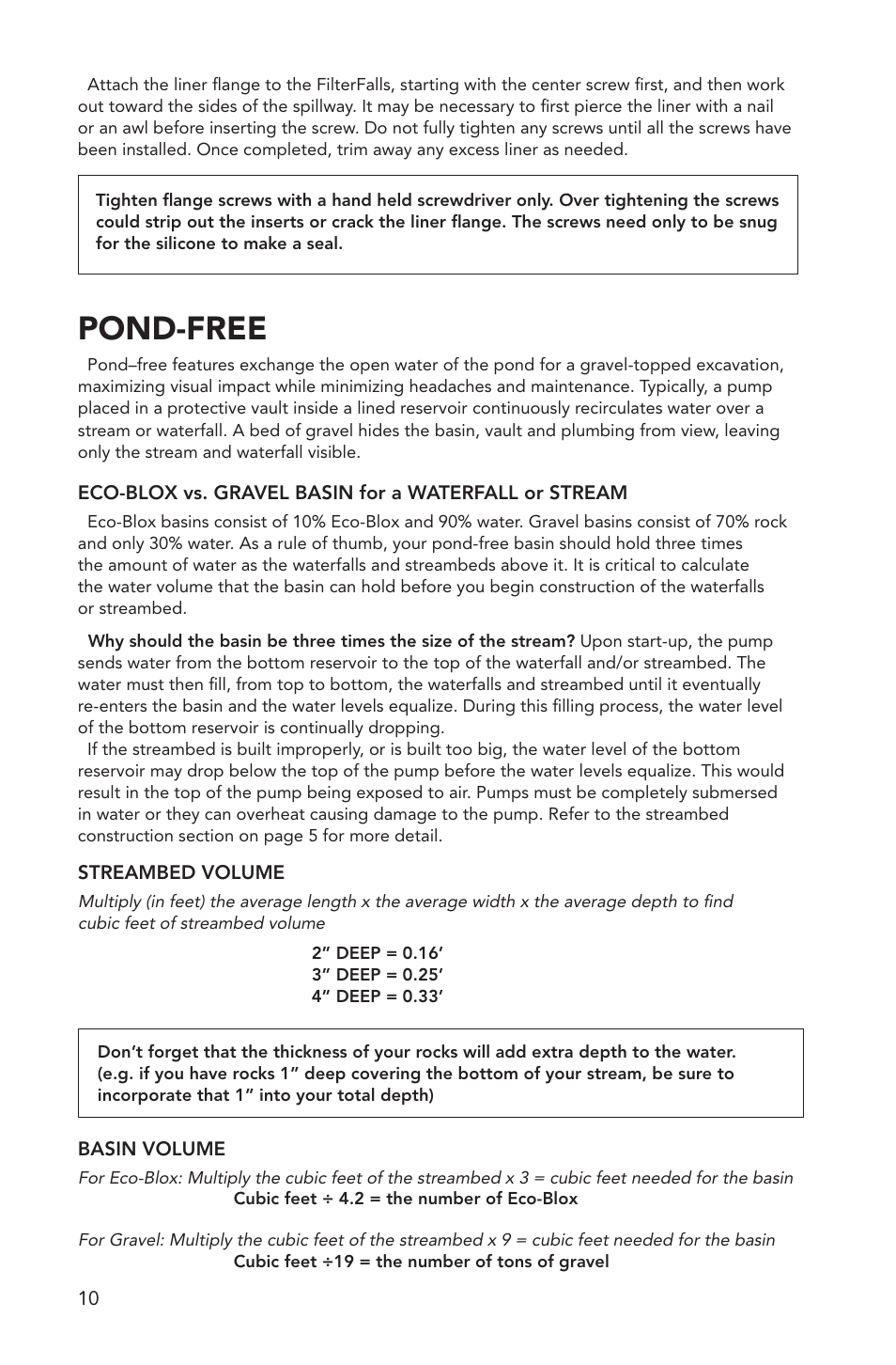 Pond-free | Atlantic Water Gardens Oasis PS3900 User Manual | Page 10 / 16