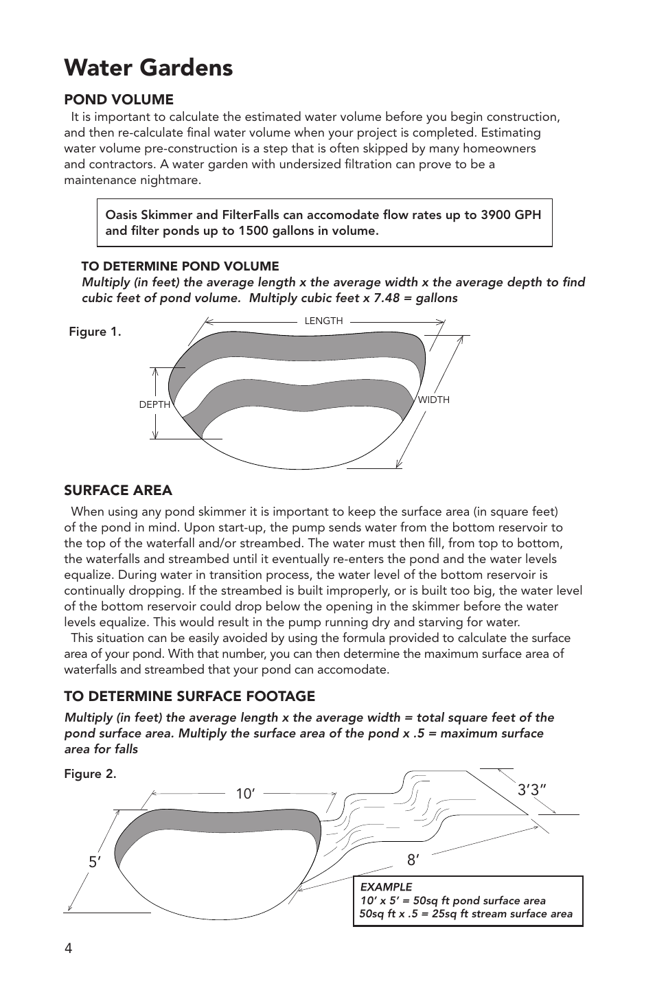 Water gardens | Atlantic Water Gardens Oasis PS3900 User Manual | Page 4 / 16