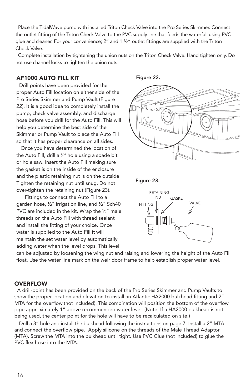 Atlantic Water Gardens Pro Series PS4600 User Manual | Page 16 / 16