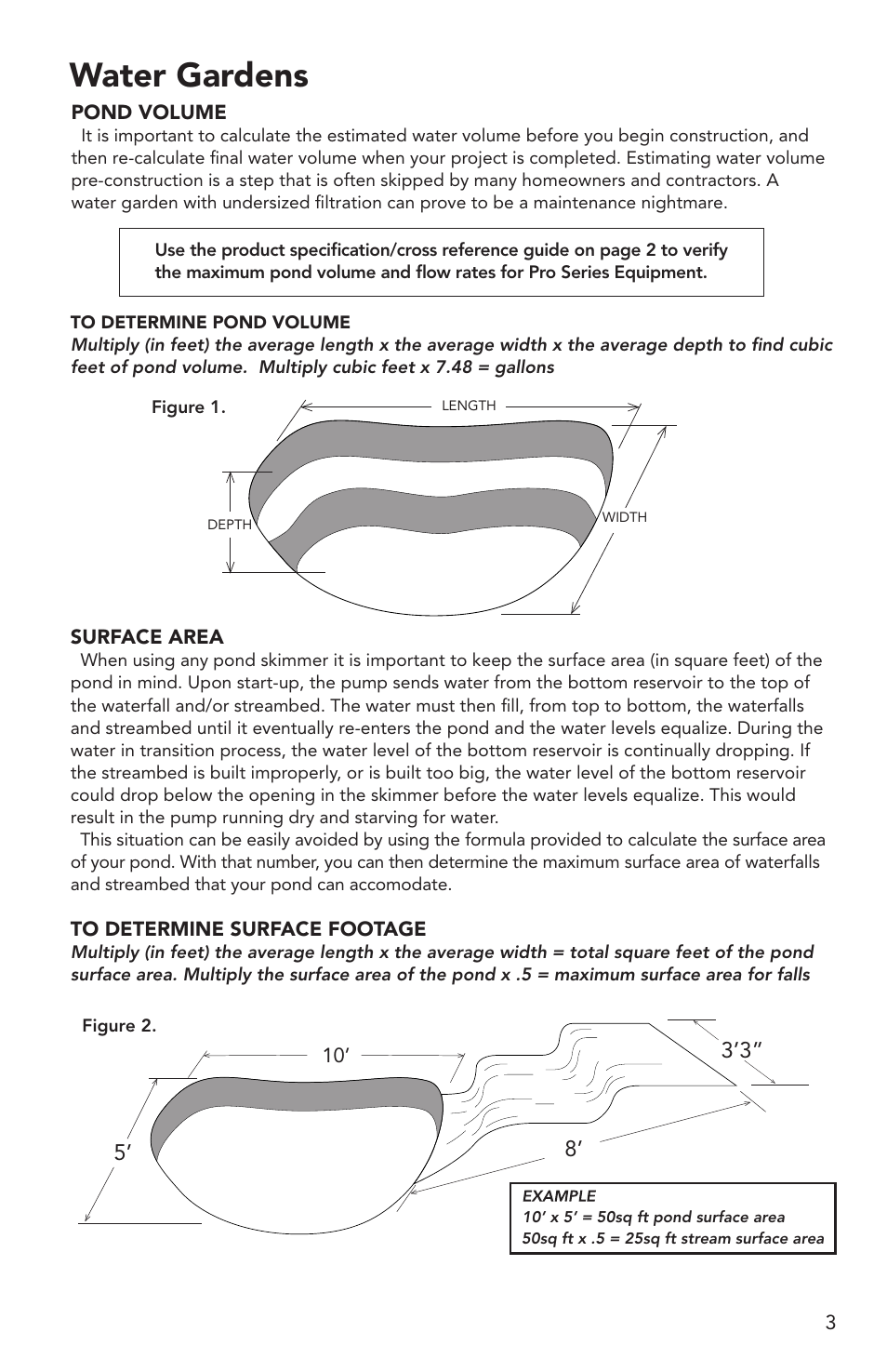 Water gardens | Atlantic Water Gardens Pro Series PS4600 User Manual | Page 3 / 16