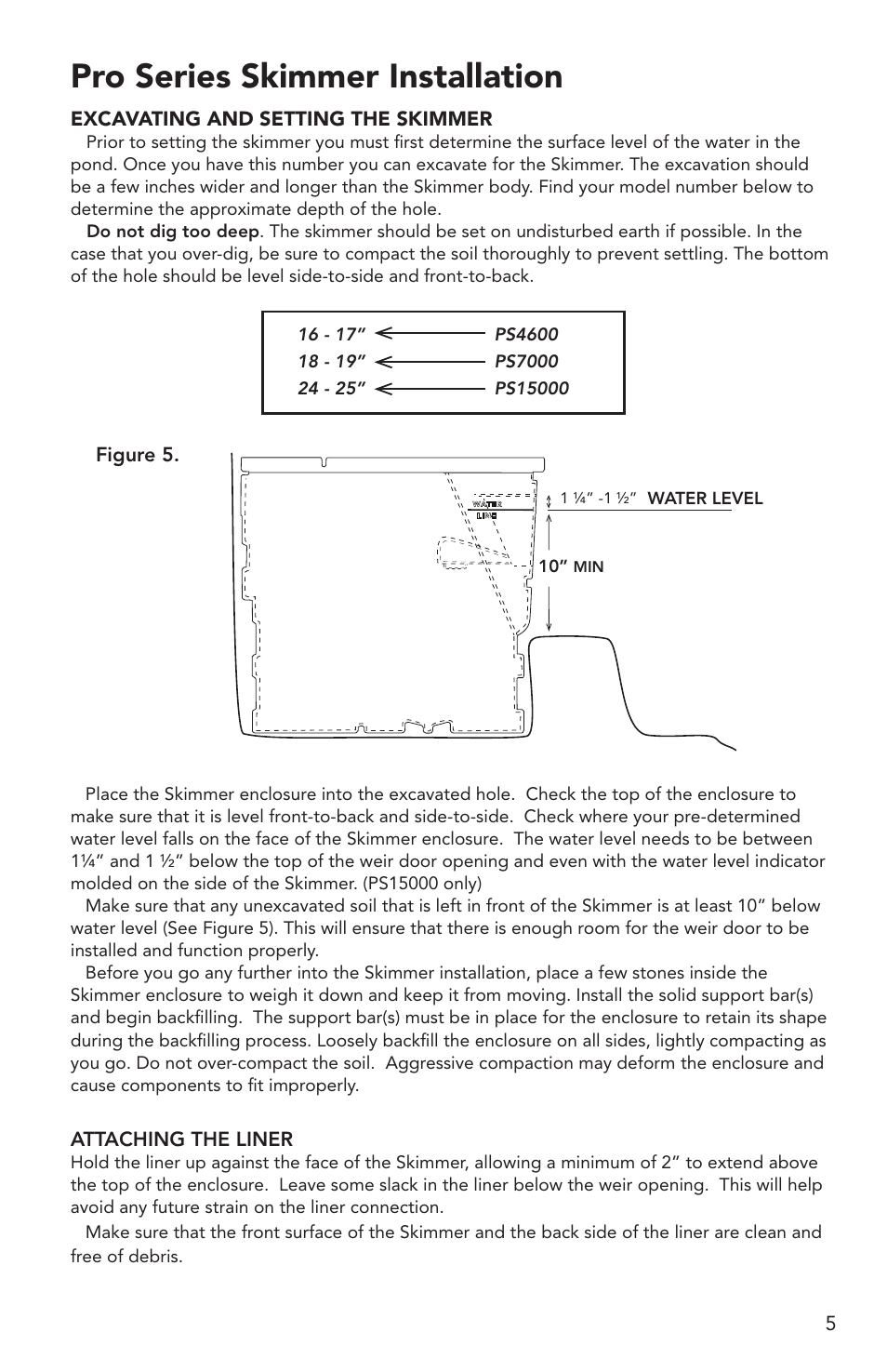 Pro series skimmer installation | Atlantic Water Gardens Pro Series PS4600 User Manual | Page 5 / 16