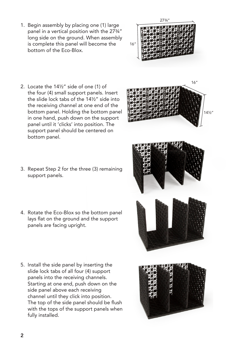 Atlantic Water Gardens Eco-Blox User Manual | Page 2 / 4