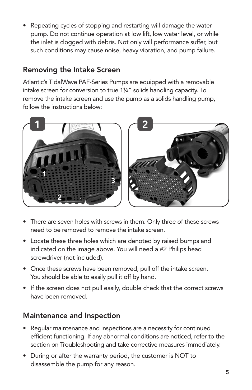 Atlantic Water Gardens PAF-20 User Manual | Page 5 / 24
